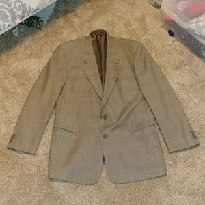 Armani brown suit jacket